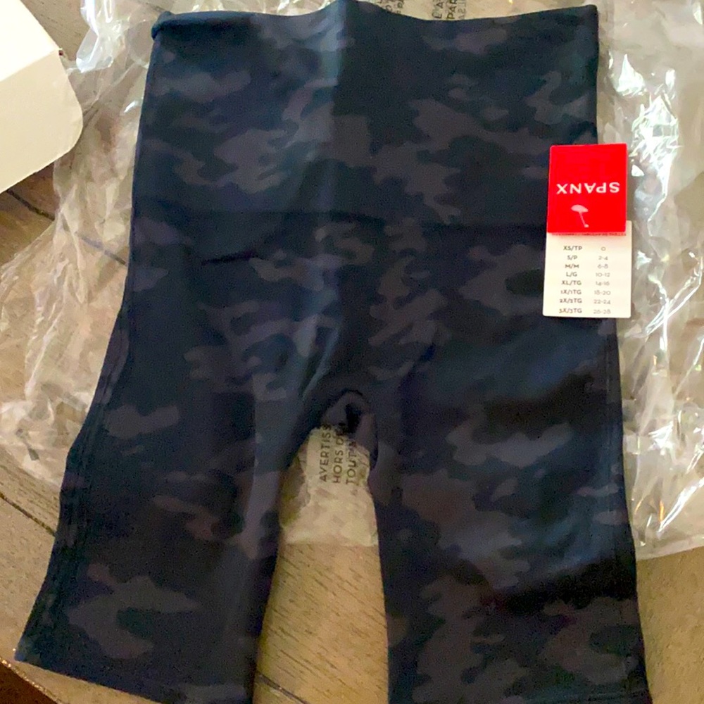 Spanx camo shorts